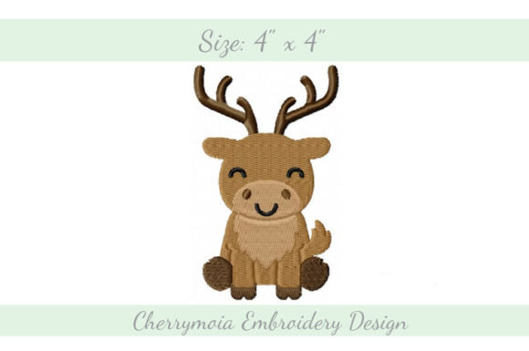 Adorable Baby Reindeer for Charming Apparel