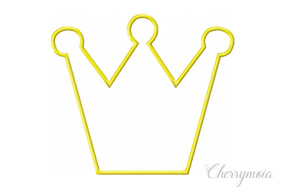 Applique Crown: A Regal Addition to Embroidery Projects