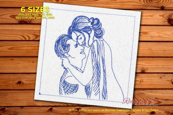 Embroidery Designer Review: Married Couple in Love Design