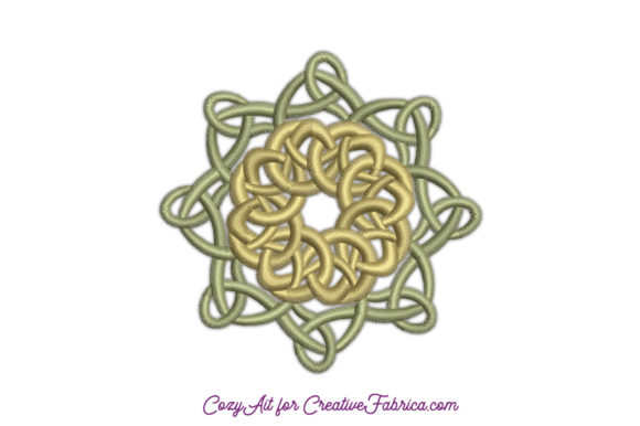 Infinity Knot - Celtic Mandala: A Seasonal Embroidery Gem