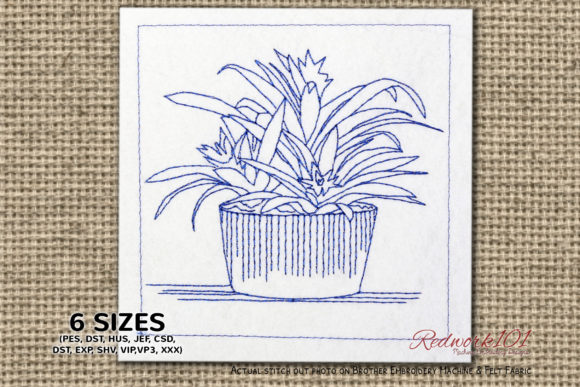 Leo Plants: A Versatile Embroidery Design for Apparel