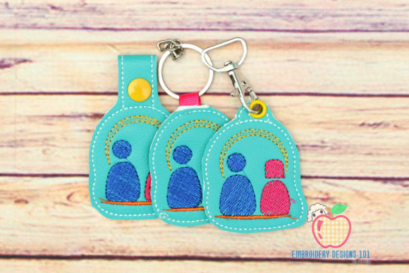 My Family Keyfob Keychain ITH: A Versatile Design